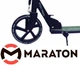Дитячий двоколісний самокат Maraton Fox Pro Чорний + LED-ліхтарик - зображення 4