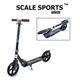 Дитячий двоколісний самокат Scale Sports City 460 (USA) Чорний - зображення 1