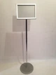 Рекламно-информационная стойка Лозар с рамкой клик-система А3 (А3-40) Серебристая - изображение 6