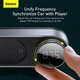 Автомобильный FM-трансмиттер модулятор BASEUS Solar Car Wireless MP3 Player |TF, USB, AUX, Type-C| на солнечной батарее (CDMP000001) - изображение 7