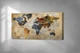 Картина на холсте карта мира бежевый world map 60х110 см - изображение 5