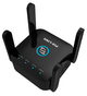 Репитер Wi-Fi, усилитель сигнала PIX-LINK LV-AC24 1200 Мбит/с 5ГГц, черный/белый - изображение 1