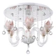 Люстра кришталева з підсвічуванням флористика BCL-497S/6 E14 + LED PURPLE Brille 22-579 - зображення 1