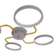 Світлодіодна (LED) люстра BR-01 640C/4 LED 30 +N+C GY Brille 24-812 - зображення 3