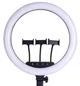 Кольцевая Лампа LED filling lamp 35 см на штативе (2,1м) + 3 держателя для телефона, лампа блогера, Лед лампа - изображение 4