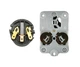 Контактна група (роз'єм) для чайника - Sunlight SLD-105A (250V, 10A) + SLD-101B (250V, 10A) - зображення 5