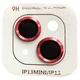 Защитное стекло Metal Classic на камеру (в упак.) для Apple iPhone 13 mini / 13 Красный / Red - изображение 1