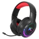Игровые наушники XTRIKE ME Gaming RGB Backlight GH-904 USB 7.1 с микрофоном и LED RGB подсветкой проводные Black (GH-904) - изображение 1