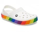Жіночі сабо, крокси Crocband Rainbow Block Clog White M8-W10 (40-41) білі - зображення 2