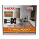 Кронштейн для телевизора настенный V-STAR V-499 от 14 до 55 дюймов Black (3_01114) - изображение 5