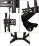Мобільна стійка для телевізора V-STAR TV Cart-1500 32–70 дюймів з колесами та поліцями VESA 100x100–600x400 - зображення 5