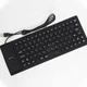 Клавіатура провідна KEYBOARD X3 Чорна ігрова водонепроникна силіконова з російською розкладкою для ПК та ноутбука - зображення 3