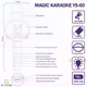 Мікрофон для караоке Magic Karaoke YS-60 Золотий з Bluetooth колонкою 2в1 LED підсвічуванням та Записом пісень для дитячого та дорослого співу з Фонограмою Ехо Зміною голосу з Курсом по вокалу Новий з дефектом б/в - зображення 8