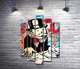 Модульная картина Алек Монополи Диджей Монополи (DJ Monopoly) 100x154 см Модуль №4 (000333) - изображение 1