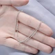 Браслет цепочка женский BC0016 посеребренный - изображение 4