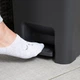 Відро для сміття MVM з кришкою та педаллю BIN-01 30 л Антрацит (BIN-01 30 л ANTHRACITE) - изображение 10