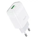 Сетевое зарядное устройство Hoco C72Q USB QC белое - изображение 1