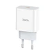 Сетевое зарядное устройство Hoco C76A Plus Type-C 3A PD+QC3.0 20W белое - изображение 1