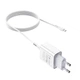 Сетевое зарядное устройство Hoco C81A USB 2.1A Micro белое - изображение 4