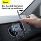 Держатель BASEUS Easy Control Clamp Car Mount Holder (Applicable to Round Air Outlet) (SUYK000201) - изображение 7