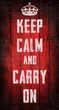 Картина на холсте успокойся и продолжай keep calm and carry on 40х75 см - изображение 3
