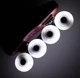 LED колеса Flying Eagle Lazerwheels 80 мм 88А White - зображення 1