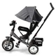 Велосипед дитячий Триколісний Best Trike 6588 з фарою, Сірий - зображення 2