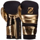Перчатки для бокса и единоборств на липучке Zelart Heroe 3083 Black-Gold 14 унций - изображение 1