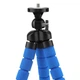 Гнучкий настільний штатив / трипод + тримач для телефона Alitek Flexible Sponge Long Blue (620930) - зображення 10
