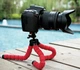 Гибкий настольный штатив / трипод с держателем для телефона Alitek Flexible Sponge Long Red (620920) - изображение 6