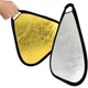 Фото отражатель треугольный Alitek Reflector 2 в 1 Gold/Silver 60 см (54121) - изображение 2