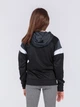 Толстовка на молнии с капюшоном женская Joma Crew IV 901041.110 M Черная с темно-серым (8424309067557) - изображение 2