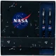 Набір подарунковий Kite Nasa блокнот В6+ 96 аркушів + 2 ручки темно-синій (NS21-499) - зображення 1