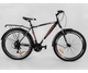 Спортивный велосипед CORSO Phantom 26" 23397 рама металлическая, SunRun 21 скорость, крылья, багажник, Черно-красный - изображение 1