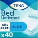 Пеленки для младенцев Tena Bed Plus 40x60 см 40 шт (7322540728859) - изображение 1