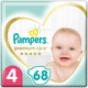 Подгузник Pampers Premium Care Maxi Размер 4 (9-14 кг) 68 шт (8001841104959) - изображение 1