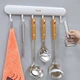 Универсальная вешалка с крючками (для коридора, кухни или ванной) ASUJEI A2111 White - изображение 5