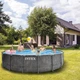 Каркасный бассейн Intex 26326 фильтр-насос, лестница, тент, подстилка 488 x 122 см, объем 19156 л - изображение 3