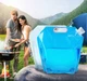 Мягкая бутылка фляга емкость канистра для воды 5 л спорта похода 5л (559610367) Синяя - изображение 4