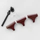Сетевая машинка для стрижки волос ProGemei GM-6125 компактная Для бороды Бордо - изображение 5