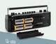 Касетний магнітофон AUNA Duke MKII FM BT USB SD - зображення 4