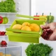 Подвесной контейнер для холодильника Refrigerator Storage Box Зеленый - изображение 4