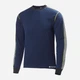 Кофта Helly Hansen Dry Stripe Crew 48800-292 L Темно-синяя - изображение 1