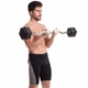 Штанга фиксированная изогнутая обрезиненная Zelart Rubber Hexagon Barbell TA-6231 25 кг Черный (58363128) - изображение 5