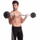 Штанга фиксированная изогнутая обрезиненная Zelart Rubber Hexagon Barbell TA-6231 30 кг Черный (58363128) - изображение 5
