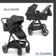Універсальна коляска-трансформер EL CAMINO ALLIANCE ME 1069 Denim Dark Gray Темно-сірий (ME 1069 Denim Dark Gray) - зображення 1