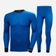 Комплект термобелья мужской демисезонный шерстяной Helly Hansen Comfort Light Set 48676-563 2XL Синий - изображение 1