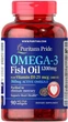 Омега-3 риб'ячий жир + вітамін Д3 Omega-3 Fish Oil of Vitamin D3 Puritan's Pride 1200/1000 МО 90 капсул (PP232) - зображення 2
