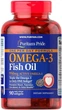 Омега-3 риб'ячий жир Omega-3 Fish Oil Puritan's Pride 1360 мг 950 мг активного омега-3 90 капсул (PP241) - зображення 2