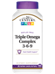 Омега 3 6 9 Triple Omega Complex 3-6-9 21st Century 90 капсул (С21024) - изображение 1
